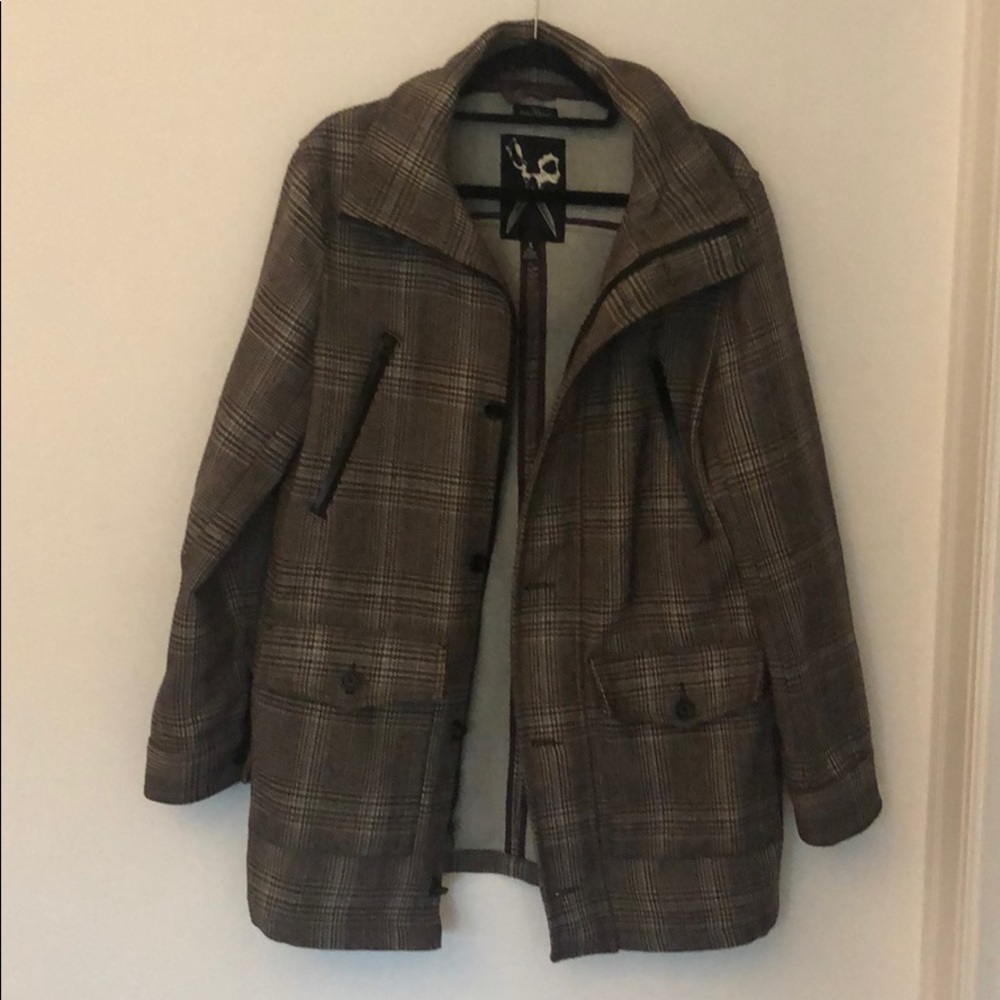 Plaid Marc Ecko coat